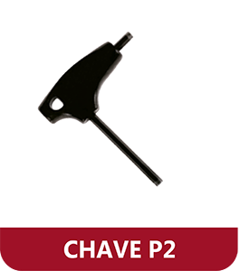 <p>Chave para parafuso P2.</p>
